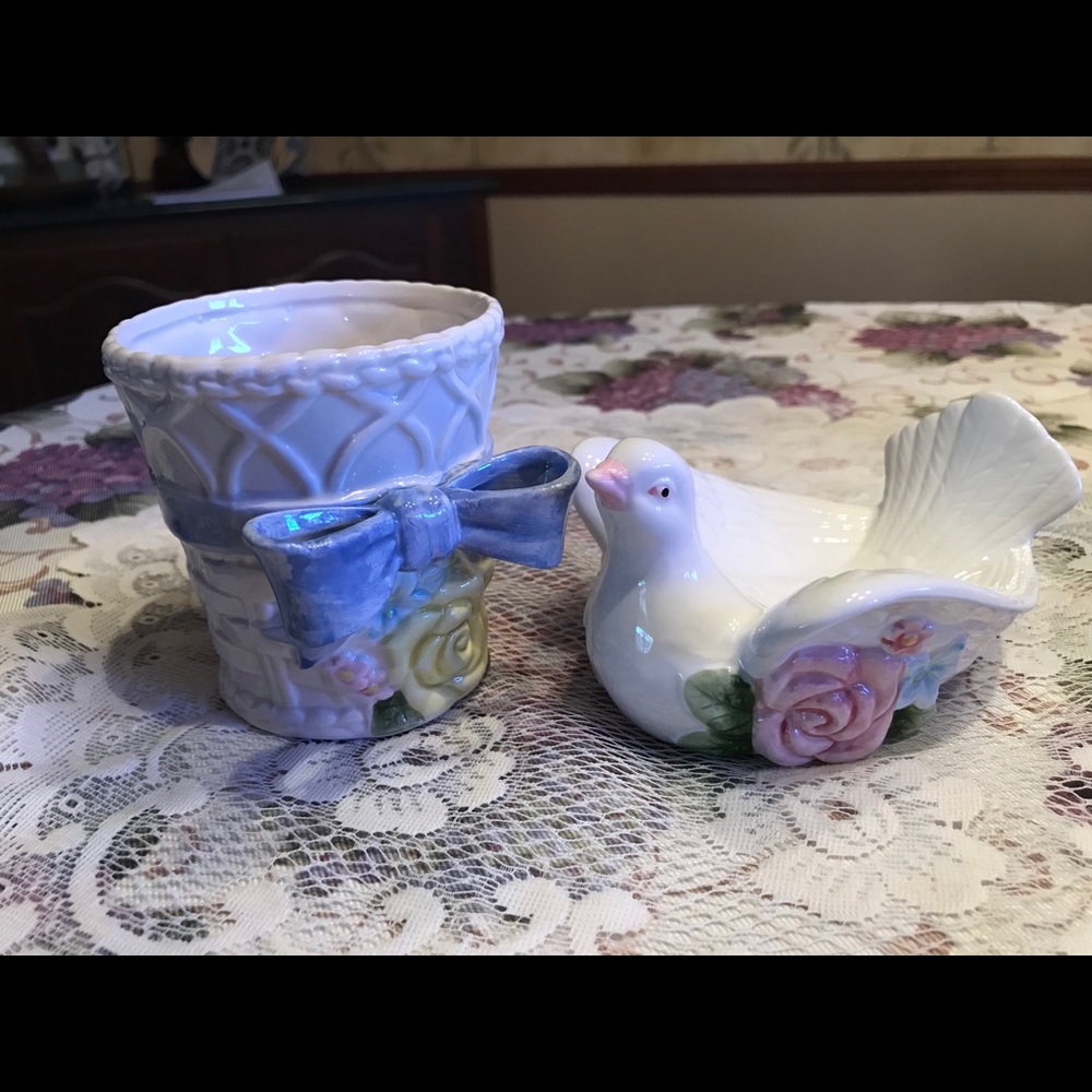 FITZ AND FLOYD NWT SOAP DISH AND TUMBLER New (Old Stock) in box. - Picture 12 of 16